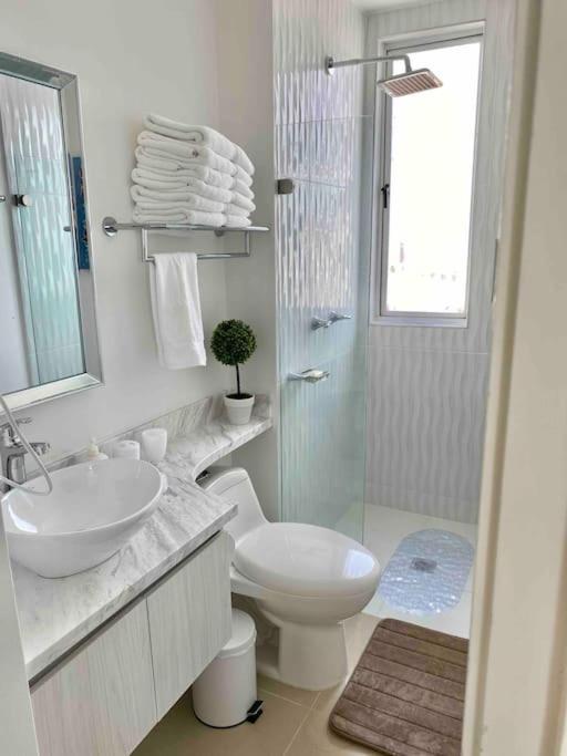 Apartamento Apto 1801 Frente Al Mar- Edificio Palmetto, Piso 18 Cartagena